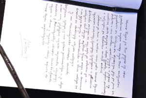 Minister Dacic signed the book of condolences at the Embassy of Israel