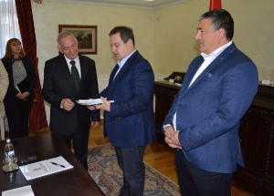 Minister Dacic meets with the Ambassador of Bulgaria