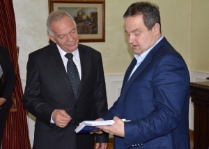 Minister Dacic meets with the Ambassador of Bulgaria