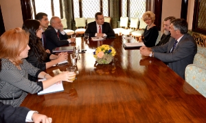 Minister Dačić meets with the community of Serbs in Hungary