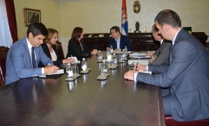 Minister Dacic meets with the Ambassador of Romania