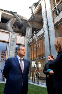 Minister Dacic laid a wreath at Ataturk's mausoleum dedicated