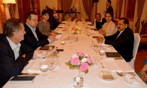 Working dinner of Minister Dacic with Jitendra Singh