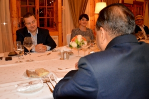 Working dinner of Minister Dacic with Jitendra Singh