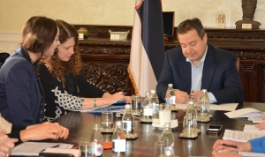 Meeting of Minister Dacic with Karima Bennoune