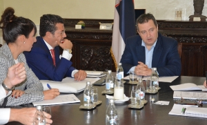 Meeting of Minister Dacic with Ambassador Andrea Orizio