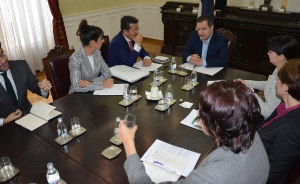 Meeting of Minister Dacic with Ambassador Andrea Orizio