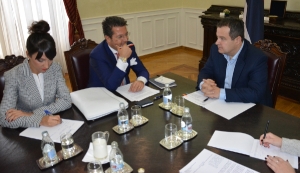 Meeting of Minister Dacic with Ambassador Andrea Orizio