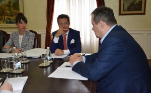 Meeting of Minister Dacic with Ambassador Andrea Orizio