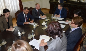 Meeting of Minister Dacic with Jan Braathu