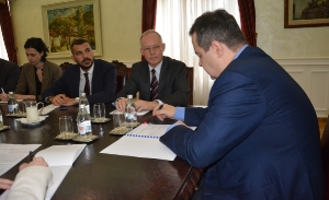 Meeting of Minister Dacic with Jan Braathu