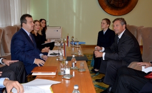 Minister Dacic meets with Karl Erjavec