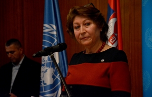 Minister Dacic at the ceremony marking the United Nations Day