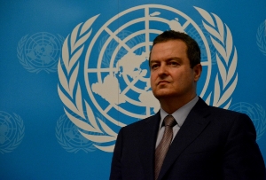 Minister Dacic at the ceremony marking the United Nations Day