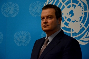 Minister Dacic at the ceremony marking the United Nations Day