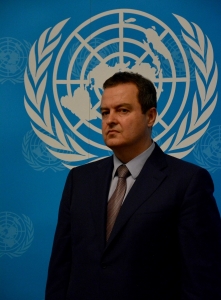 Minister Dacic at the ceremony marking the United Nations Day