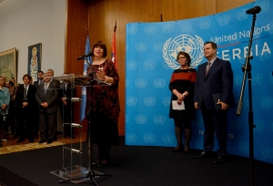 Minister Dacic at the ceremony marking the United Nations Day