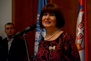 Minister Dacic at the ceremony marking the United Nations Day