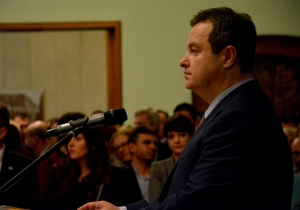 Minister Dacic at the ceremony marking the United Nations Day