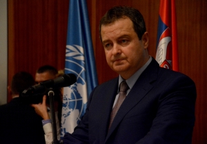 Minister Dacic at the ceremony marking the United Nations Day