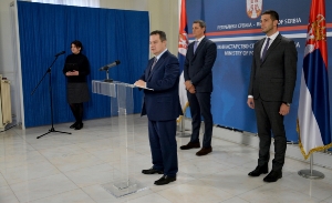 Minister Dacic presented diplomatic passports to athletes