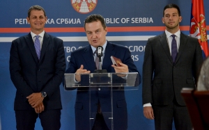 Minister Dacic presented diplomatic passports to athletes