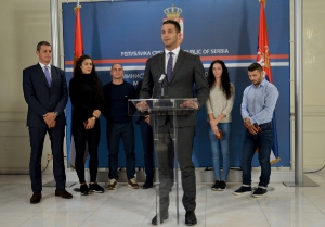 Minister Dacic presented diplomatic passports to athletes