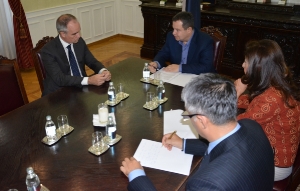 Minister Dacic meets with the Ambassador of Sweden