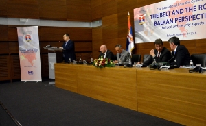 Minister Dacic at the conference The Belt and the Road - Balkan perspective