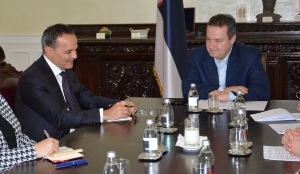 Minister Dacic meets with the Ambassador of Turkey