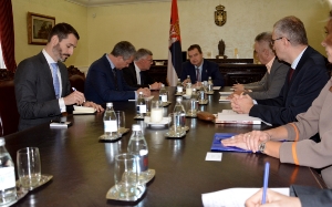 Minister Dacic meets with David Schwendiman