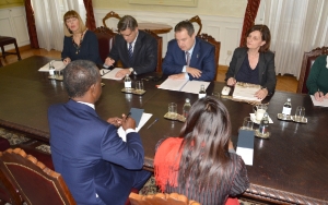 Minister Dacic meets with Roger Nkodo Dang