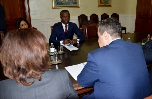 Minister Dacic meets with Roger Nkodo Dang