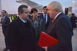 Minister Dacic meets with Boris Johnson