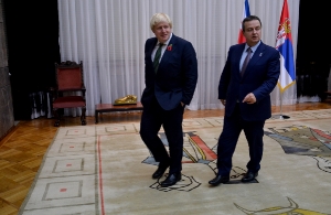 Minister Dacic meets with Boris Johnson