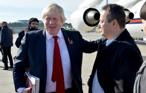 Minister Dacic delighted Boris Johnson