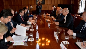 Minister Dacic meets with the presidents of both Houses of Parliament