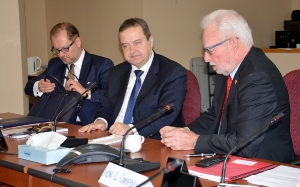  Dacic at the meeting of the Parliamentary Friendship Group of Canada for cooperation with Serbia