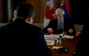 Minister Dacic meets with the Minister of Foreign Affairs of Canada