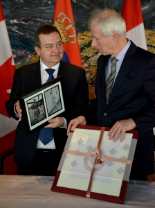 Minister Dacic meets with the Minister of Foreign Affairs of Canada