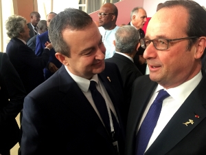 Minister Dacic with Francois Hollande