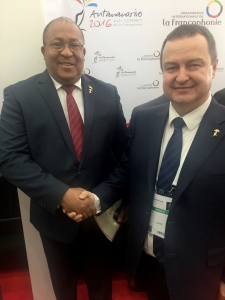 Minister Dacic with MFA of Haiti