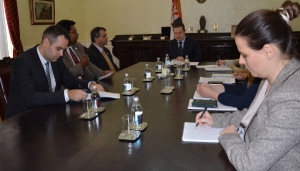 Minister Dacic meets with Saber Chowdhury