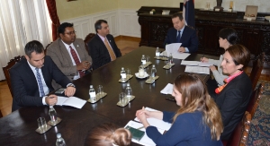 Minister Dacic meets with Saber Chowdhury