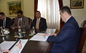 Minister Dacic meets with Saber Chowdhury