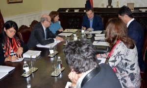 Minister Dacic meets with Margarida Marques