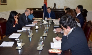 Minister Dacic meets with Margarida Marques