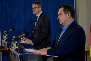 Minister Dacic and Ambassador Dittmann sign agreement