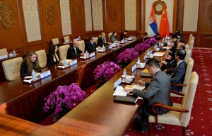 Minister Dacic meets with the Minister of Foreign Affairs of China Wang Yi