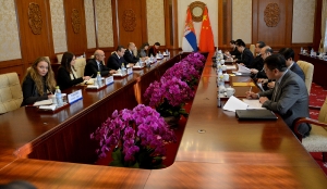 Minister Dacic meets with the Minister of Foreign Affairs of China Wang Yi